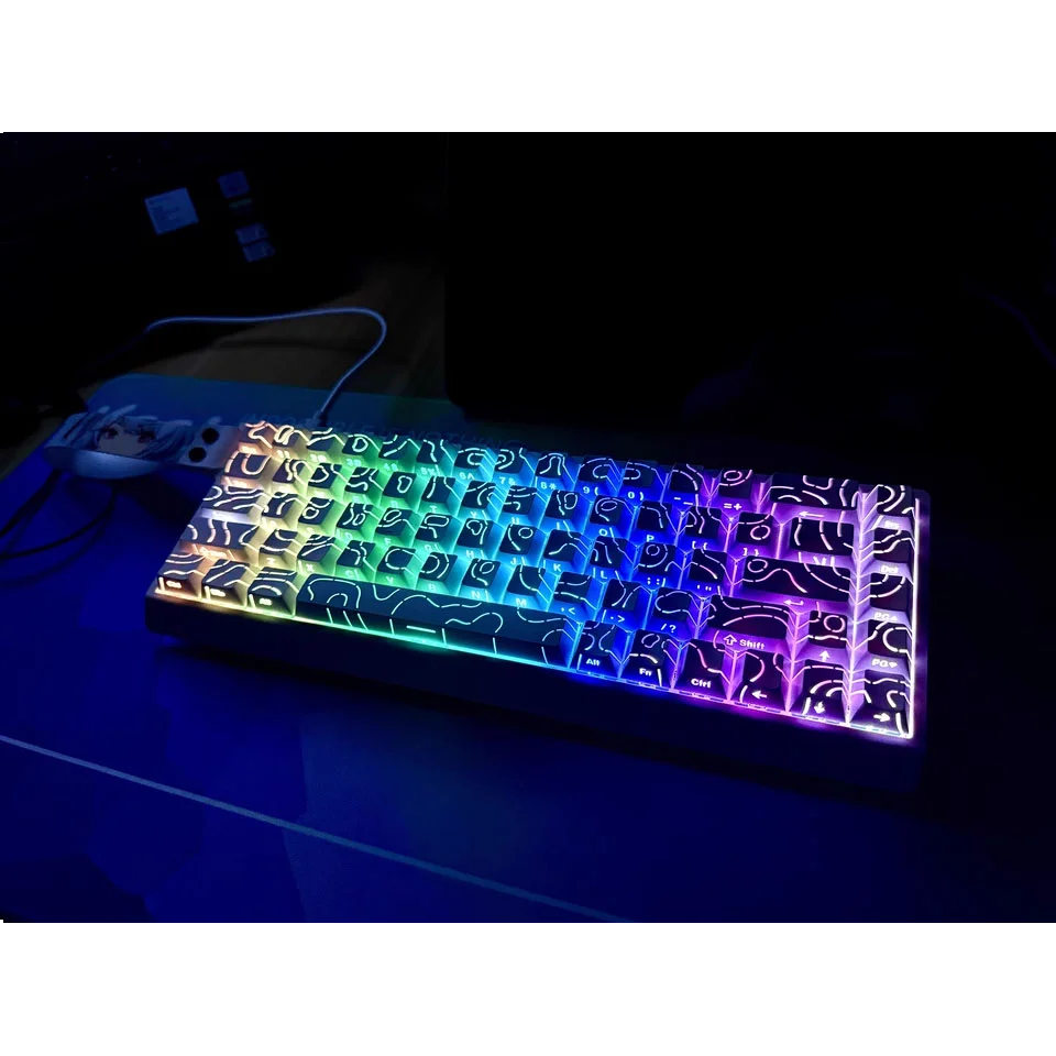 Mchose Ace68/Ace60 RT Magnetic switch mechanical keyboard Rampage mode 0.01ms Customized Professional Esports DIY Keyboard 8K