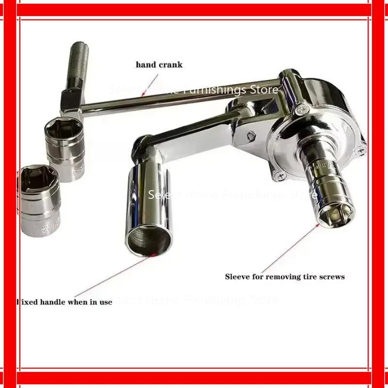 

Apply To Torque Multiplier Wrench Lug Nut Remover Type Car Tire Disassembly Effortless Wrench 3200N.