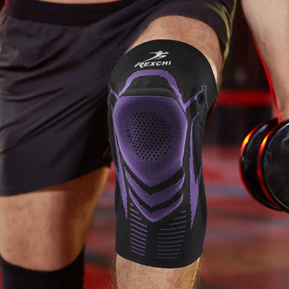 

Knee Compression Sleeve Practical Skin-friendly Protective Skin-friendly Protective Knee Brace for Cycling