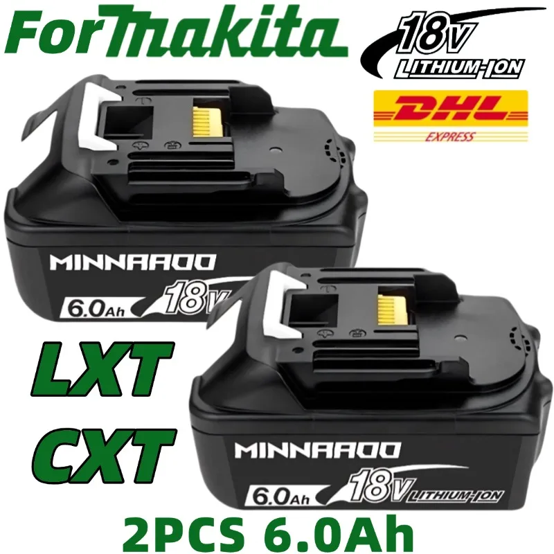 

Original For Makita battery, 18V 3.0Ah/5.0Ah/6.0Ah rechargeable battery, power tool BL1830 BL1840、BL1850、BL1860B