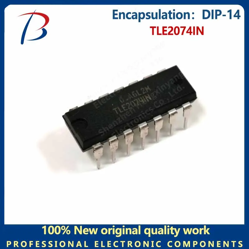 5PCS   TLE2074IN in-line DIP-14 operational amplifier