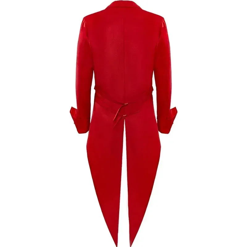 معطف سهرة رجالي جديد من القرون الوسطى الأوروبية والأمريكية زي الهالوين