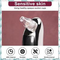 Caci Face Nose Acne Black Dot Pimple Blackhead Remover Electric Blackhead Vacuum Cleaner Pore Skin Care Tools Machine With 6 Hea