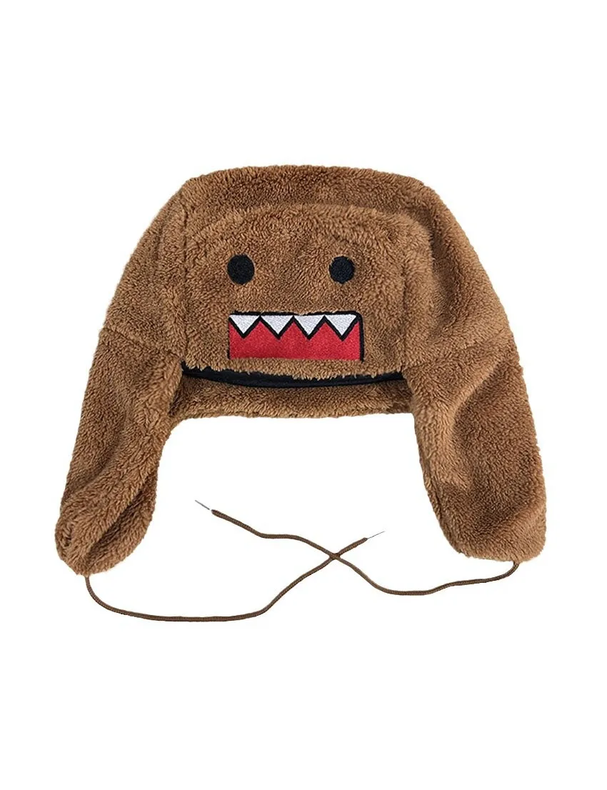 

Duo Mo Jun, осенне-зимняя коричневая волосатая шапка, шапка Уша, мужская и женская шапка с рисунком аниме, зимняя милая шерстяная шапка