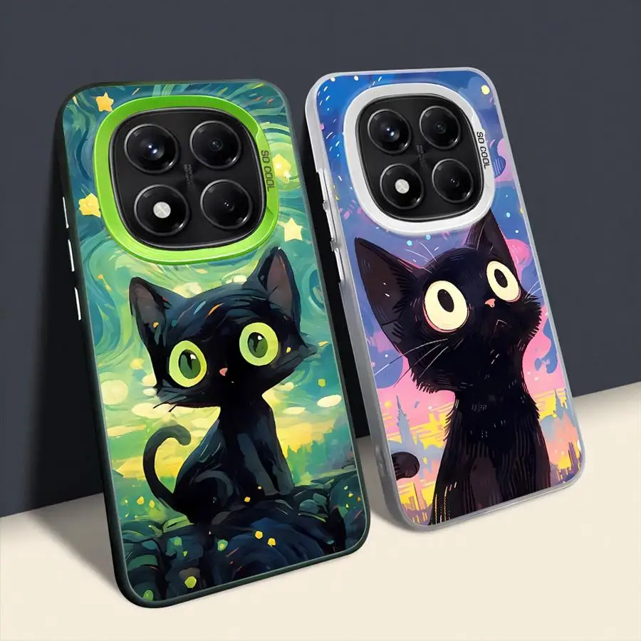 Чехол для телефона Van Gogh Art Cat для Xiaomi Redmi Note 10s 10 11 Pro 11s 12 13 14 Pro Plus, мягкий чехол