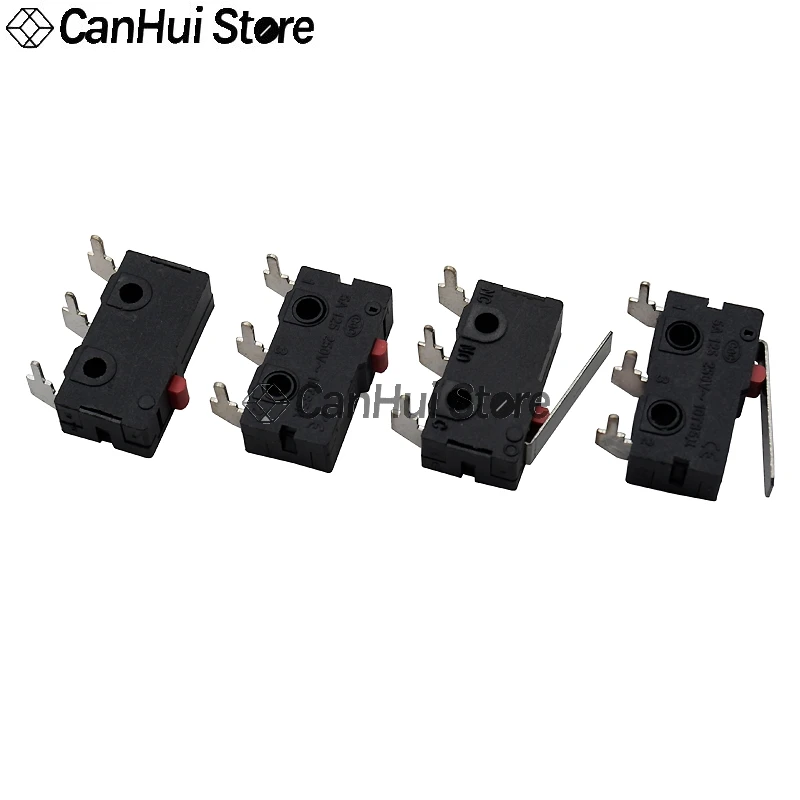 10szt 5A 125V250V KW12 Wyłącznik krańcowy podróży KW11-3Z-2 Z uchwytem 16mm Przycisk kontaktowy Mikroprzełącznik KW12-N 2Pin/3Pin KW12-A NO/NC — zdjęcie 5