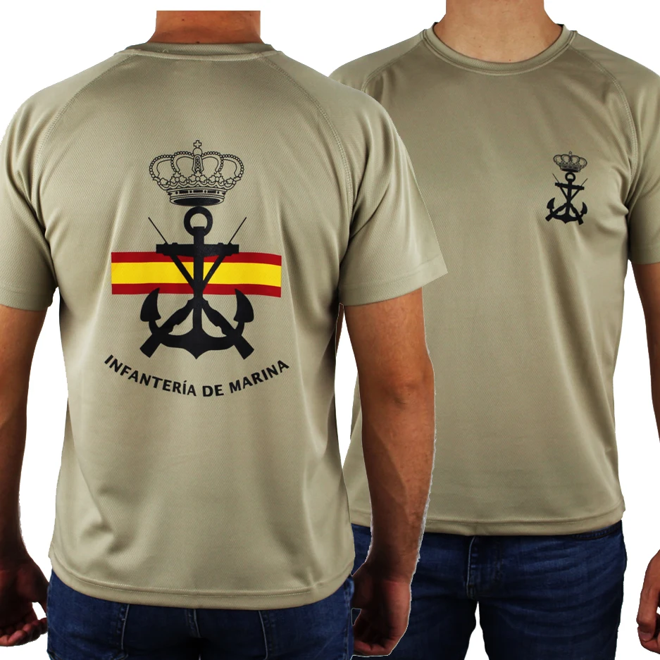 Custom Spanish Marine Corps T Shirt. High Quality Cotton, Loose, Big Sizes, Breathable Top, Casual T Shirt S-3XL