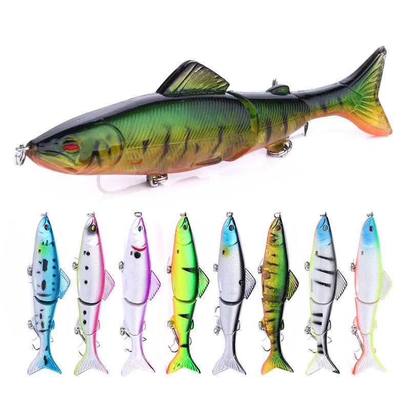 

5pcs 17.7g Bait Swimbait Wobbler 3connect Fishing Lure Artificial Hard Bait Minnow Crankbait for Bass Perch Carp Fishing Tackle