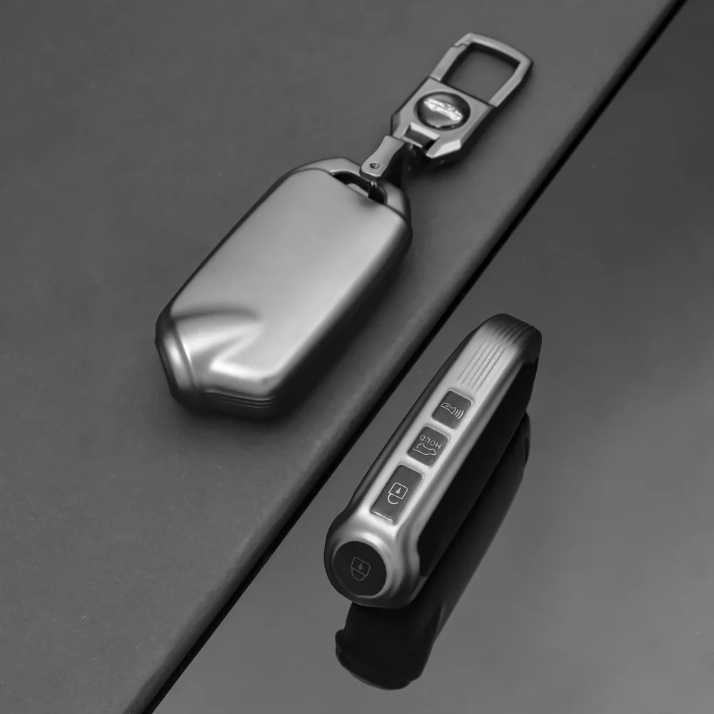 

For Kia K900 Stinger 2017 2018 2019 2020+ 4 Buttons TPU Car Smart Remote Key Case Cover Shell Fob Holder Keychain Protector