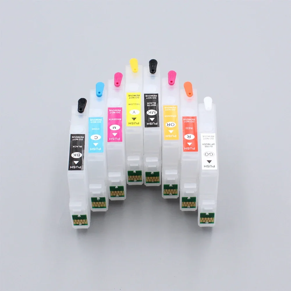P400 Refillable ink cartridges for Epson SC P400 T3240 T3241 T3242 T3243 T3244 T3247 T3248 T3249 without Chip