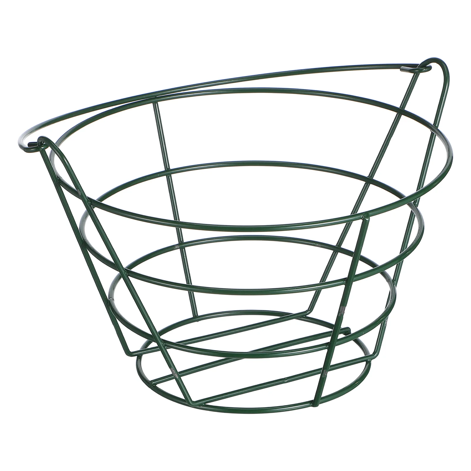 حامل سلة كرة الجولف خفيف الوزن ومتين ومجموعة فعالة من إكسسوارات الجولف حاوية معدنية لمجموعة القيادة في الفناء الخلفي