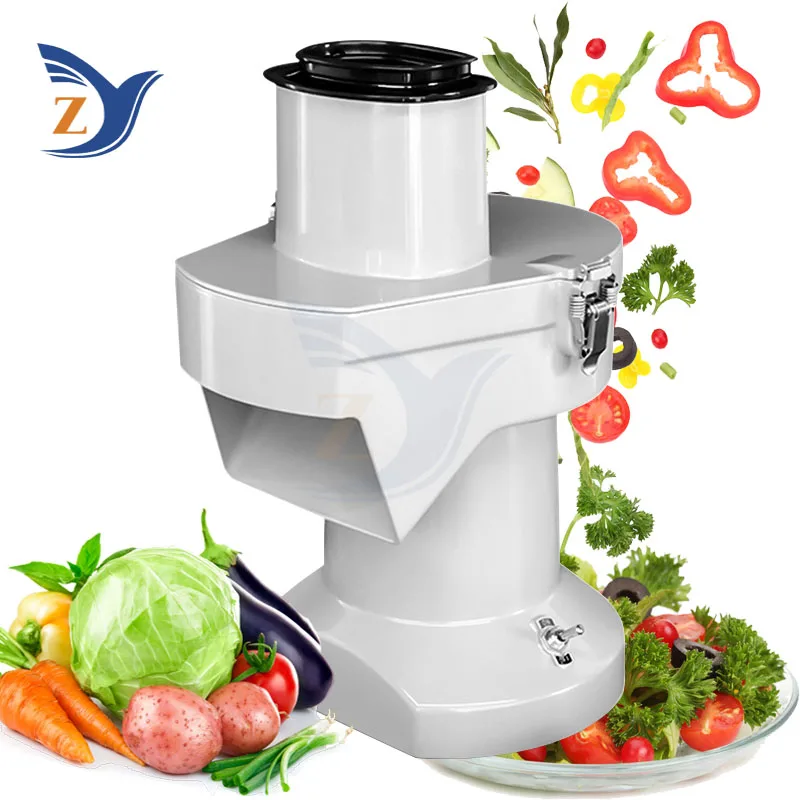 Slicing Dicing Machine ZY-418 Commercial Vegetable Fruit Mango Pineapple Feed Port Radish Potato Both Soft and Hard Ingredients