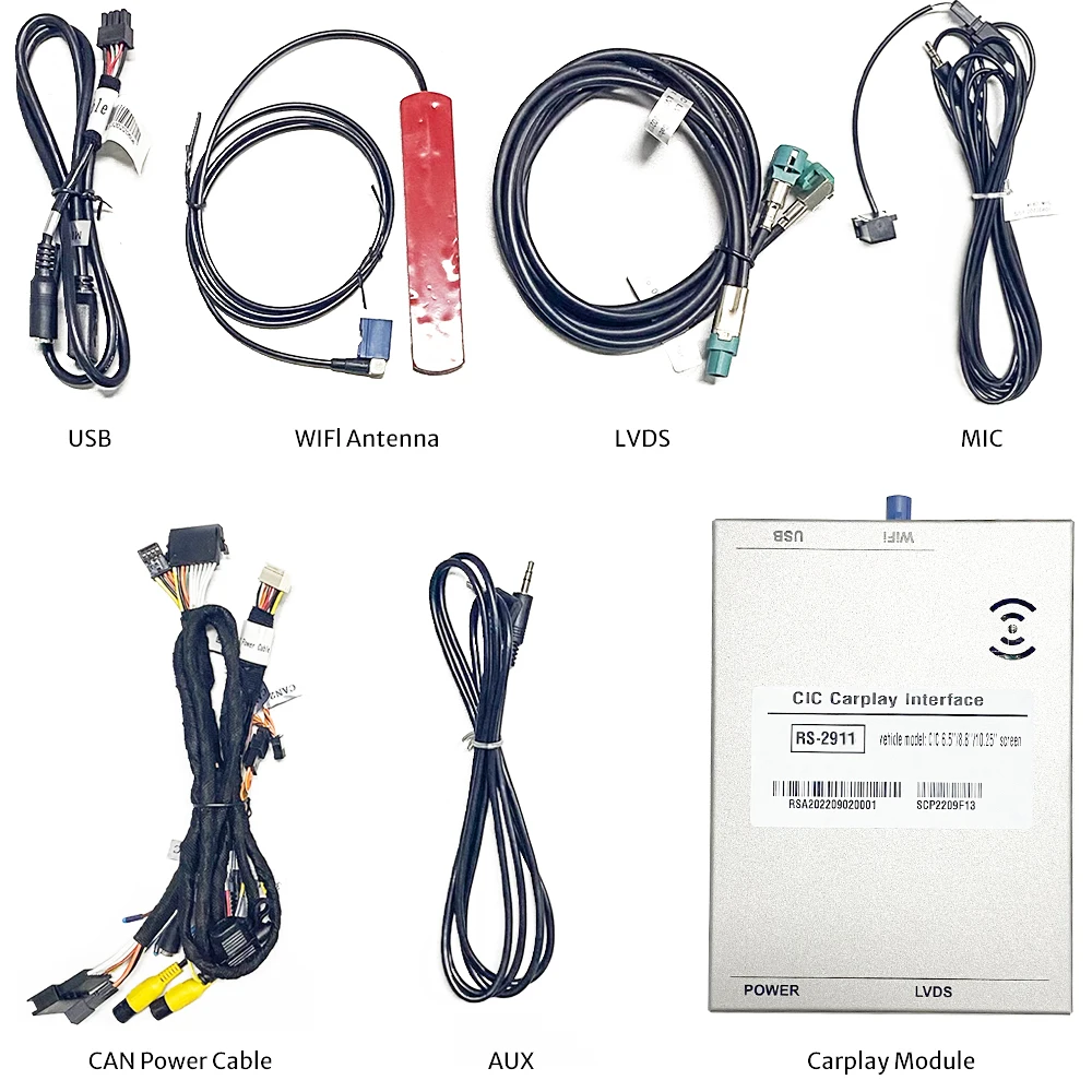 Hot Sale For   F10 F11 CarPlay Module WIreless CarPlay Android Auto Interface Rear View   System