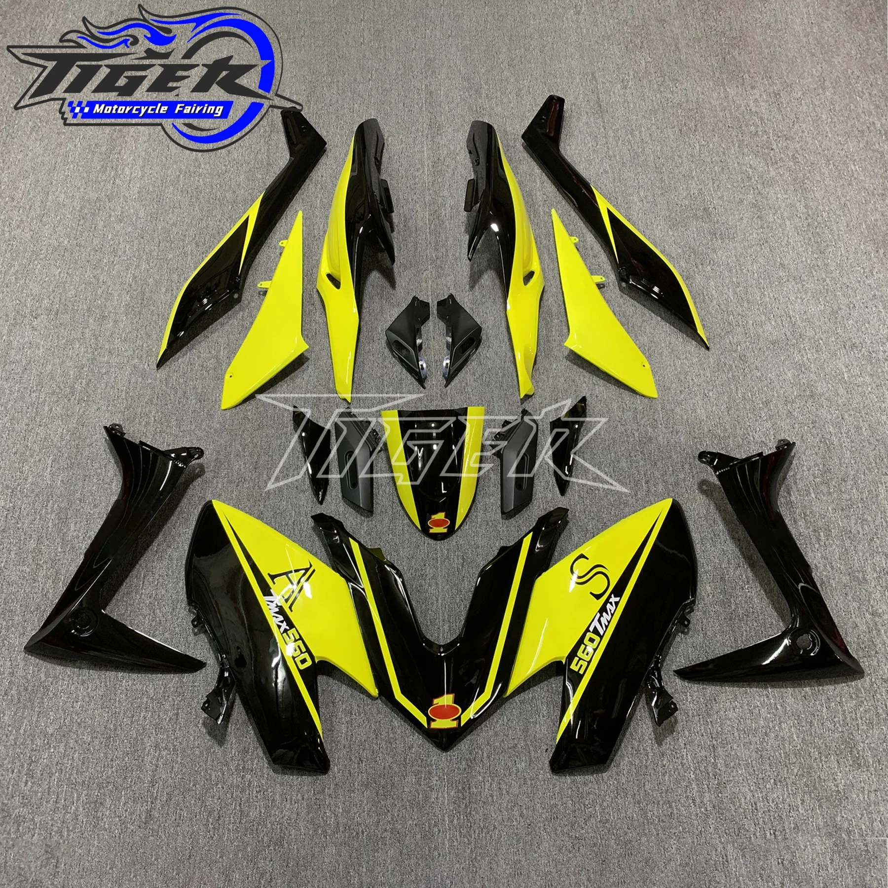 Aftermarket ABS Plastic Black T Max 560 2020 2021 Racing Motorcycle Body Parts Kit Fairing for  20 21