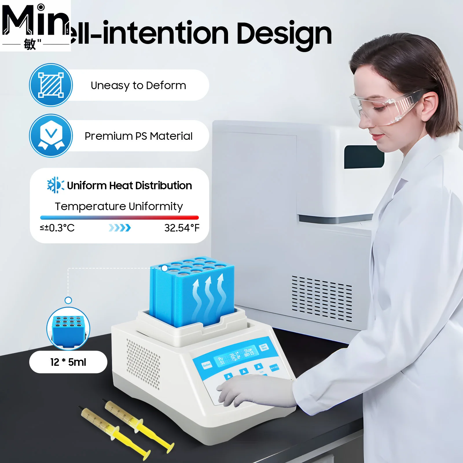 150W Digital Display Gel Heating Machine Gel Maker Serum Coagulation Plasma Bio-Filler Gel Making Laboratory Instrument