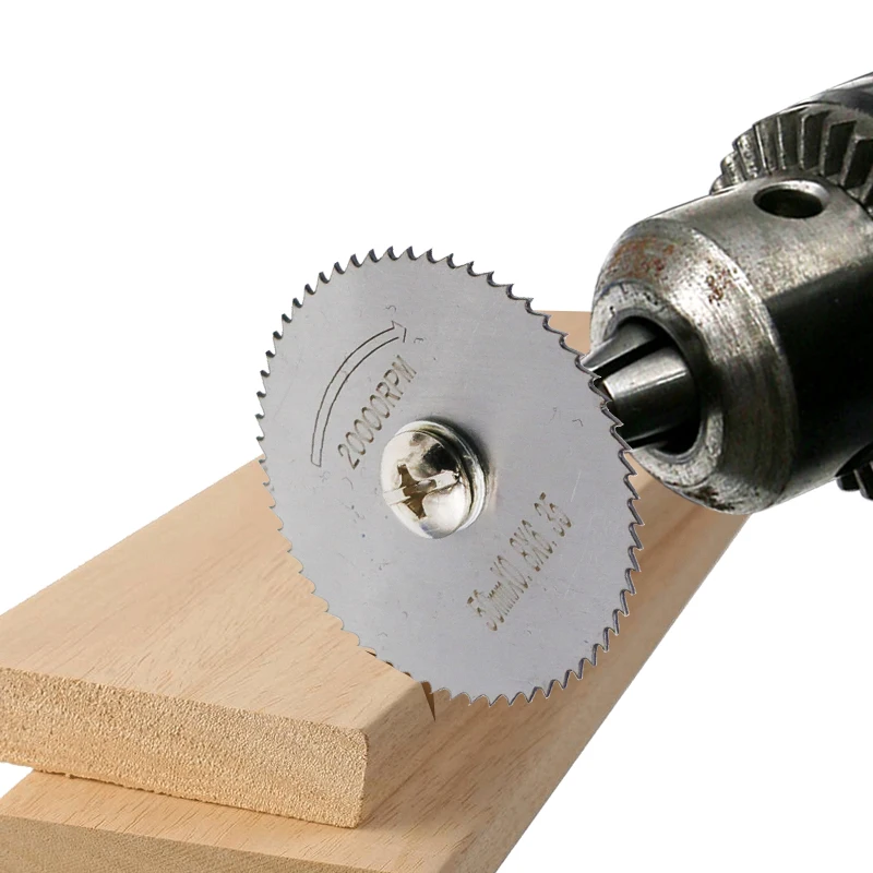โลหะ HSS ใบเลื่อยวงเดือนเหล็กความเร็วสูง Woodworking ตัดแผ่นดิสก์สำหรับ Dremel Rotary เครื่องมือ Mandrel ตัด
