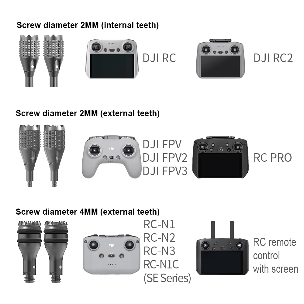 Joystick Für DJI RC/RC 2/RC N1/RC N2/RC Pro/FPV Fernbedienung Daumen Rocker ersetzen Controller Stick Für DJI Mini 5/4 Pro/Air 3S