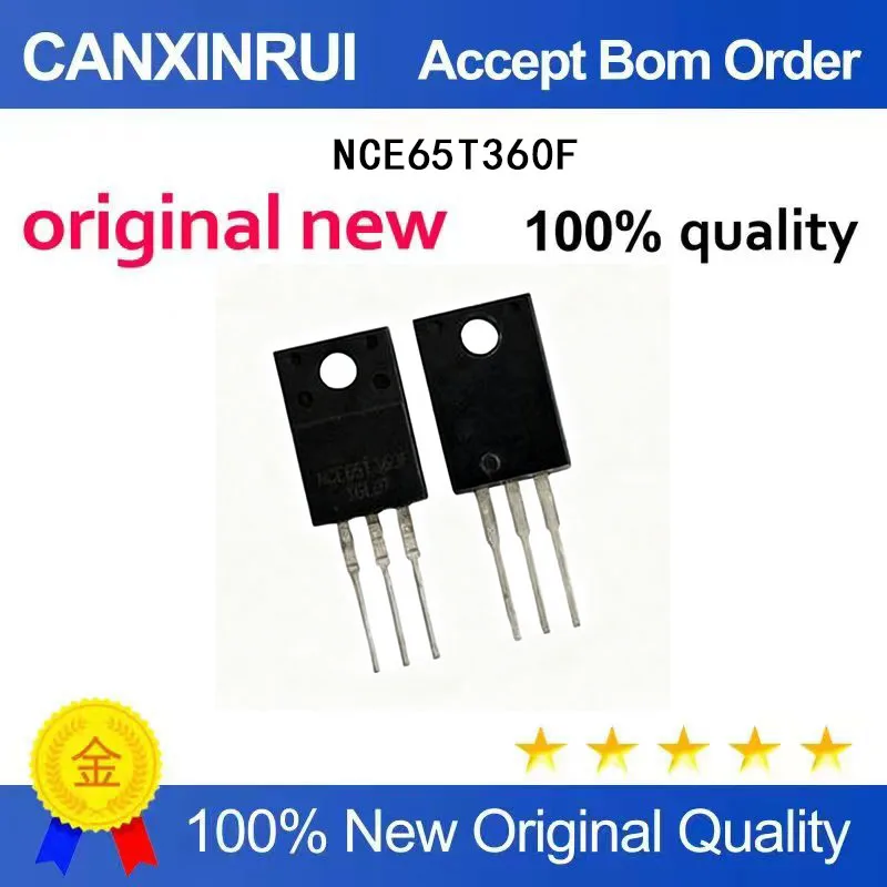 (5-100 Pieces) Brand new original NCE65T360F TO-220F 650V/11.5A N-channel spot chip IC