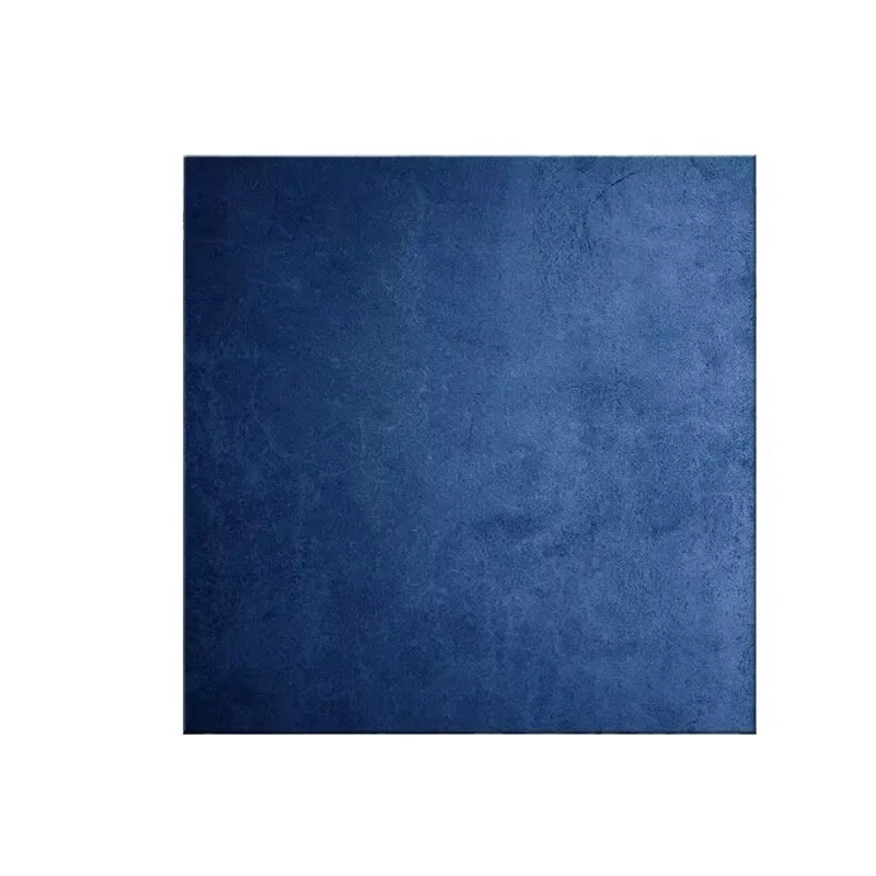 Pure hand-painted oil painting retro Klein blue living room entrance decorative painting square modern restaurant homestay