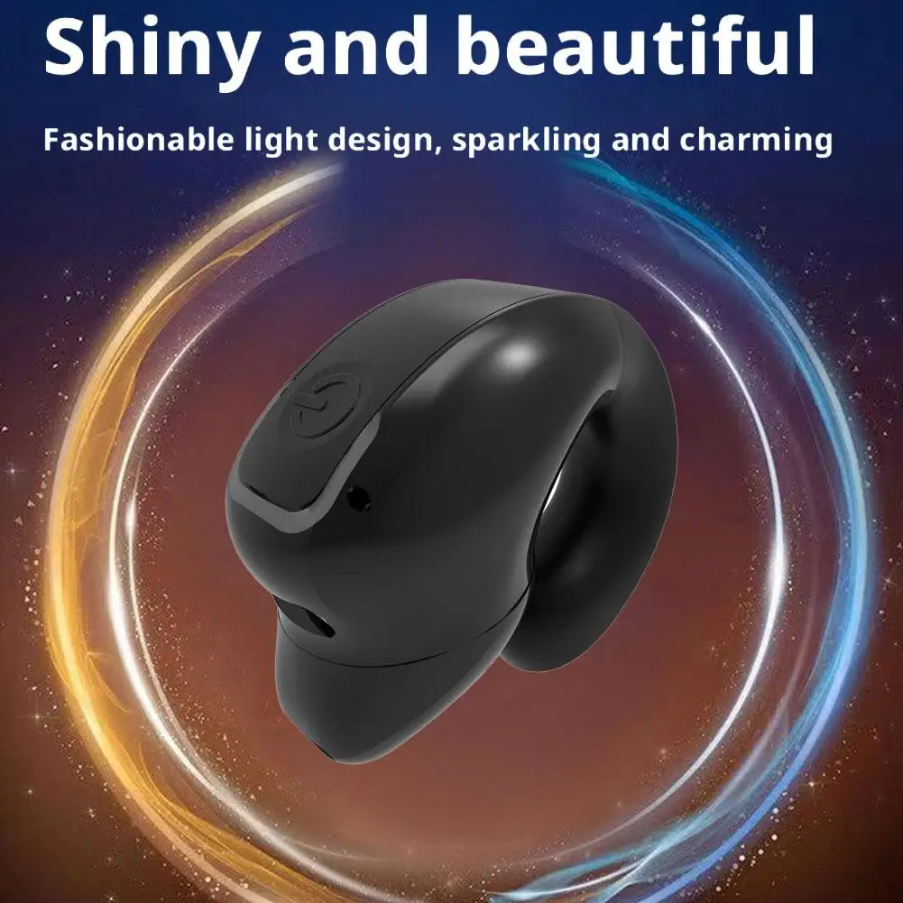 Single Machine Non In Ear Clip On Bluetooth Earphones, 9D High-definition Calling, Long-lasting Battery Life,Comfortable To Wear view 5