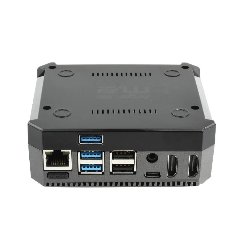 Imagem -04 - Alumínio Case para Raspberry pi 4b Argônio um Slot M.2 Ssd Expansão