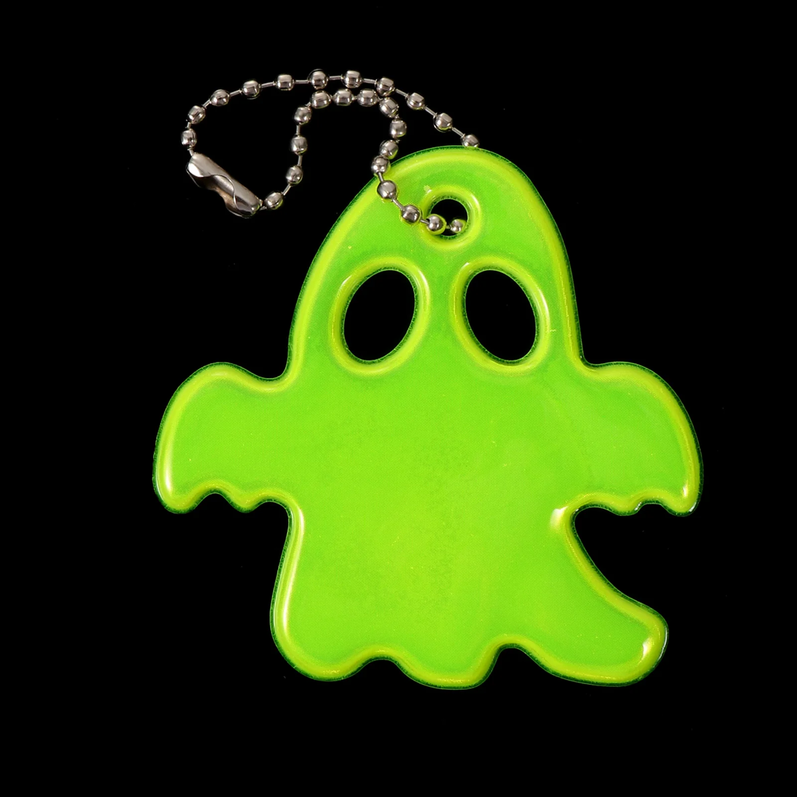 

10 Pcs Ghost Reflective Pendant Backpack Keychain Pendants Night Riding Reflector Hanging Halloween Supply