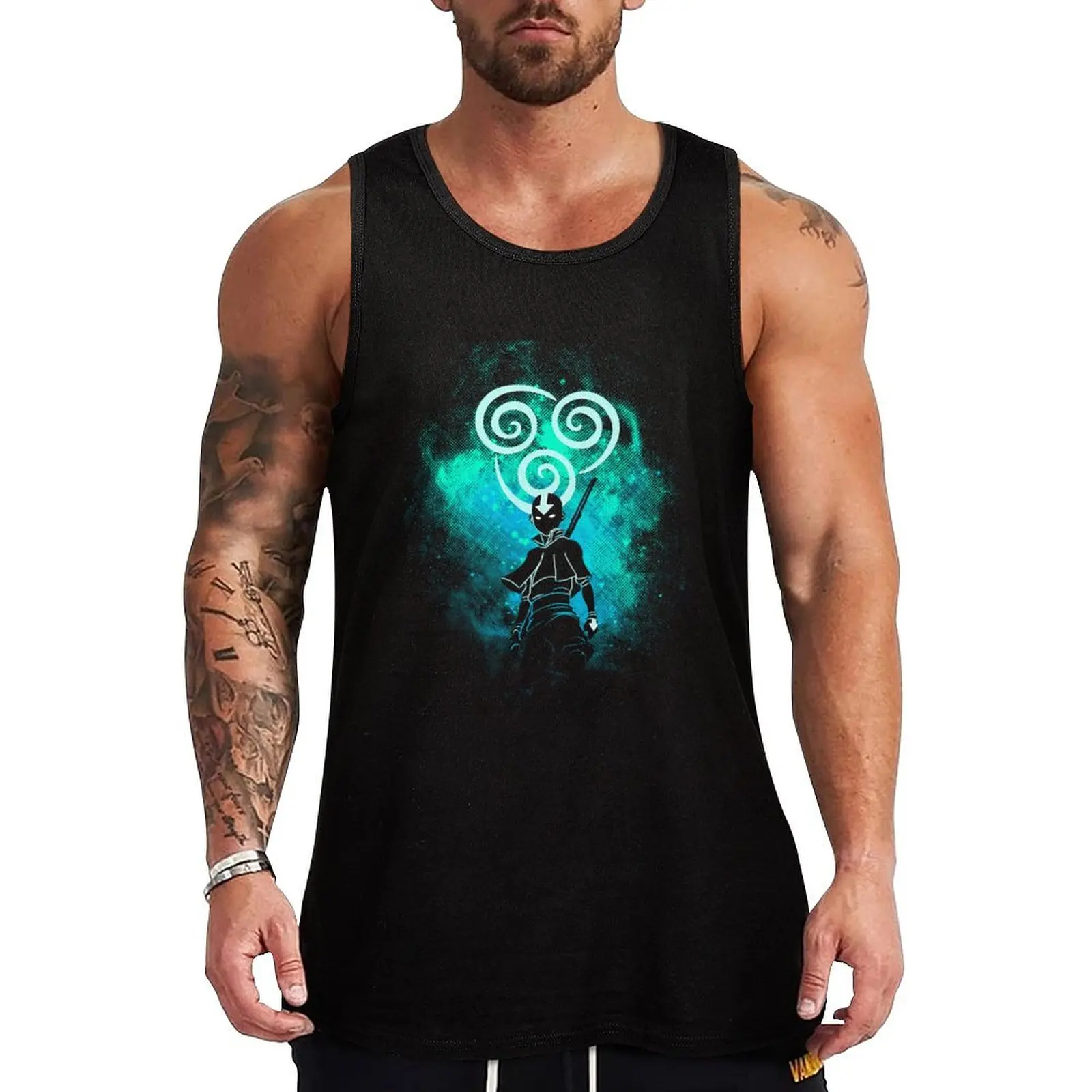

Air Art Tank Top men clothes bodybuilding fashion 2025 man gym shirt men