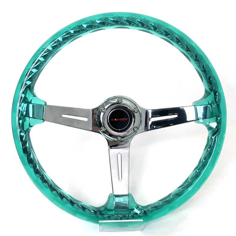 Volante de Metal Twist Clear Hitman, volante Universal Racing JDM