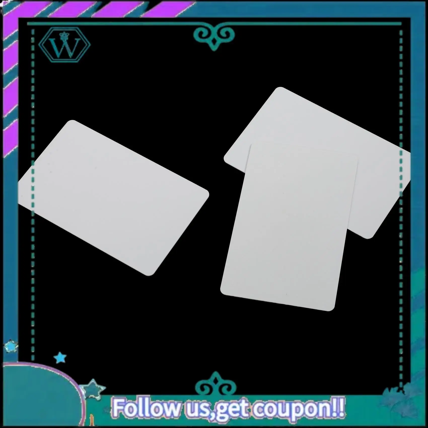 

A75Q-200 Pvc Plastic Cards Plastic Business Cards Hot Stamping Double-Sided Printing Plastic Card Plastic Membership Card