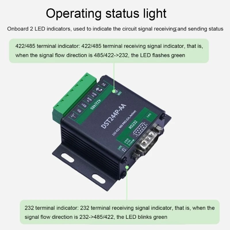 Industrial USB to RS232 485 422 Converter Adapter SP3232 SP3485 Chip Supports Multi Devices Wide Compatibility K1KF