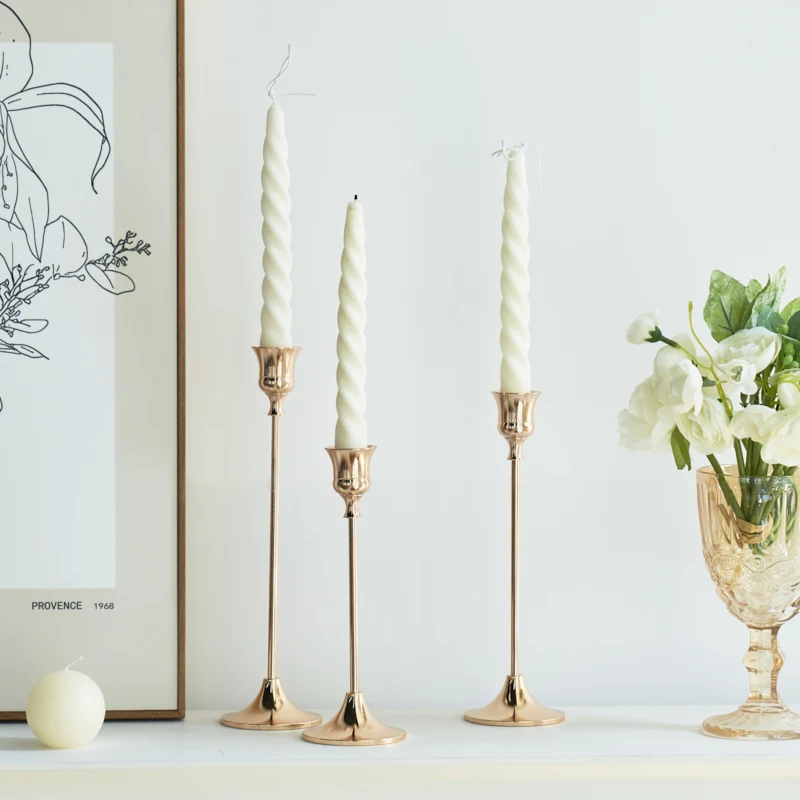 COM-FOUR® Portacandela - portacandele decorativo per Natale e autunno - portacandele con