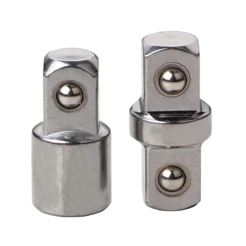 

2pcs Socket Conversion Adapter Double-head Outer Square Change Sleeve Wrench Socket Joint Converter Hand Repair Tool 1/4" 3/8"