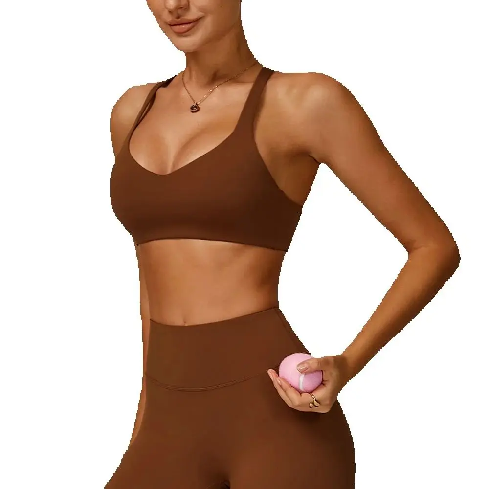 

Женский спортивный бюстгальтер, высокопрочный топ с эффектом пуш-ап, нижнее белье для фитнеса, йоги, спортивный топ, сексуальный женский дышащий жилет для бега, бюстгальтер без косточек для спортзала