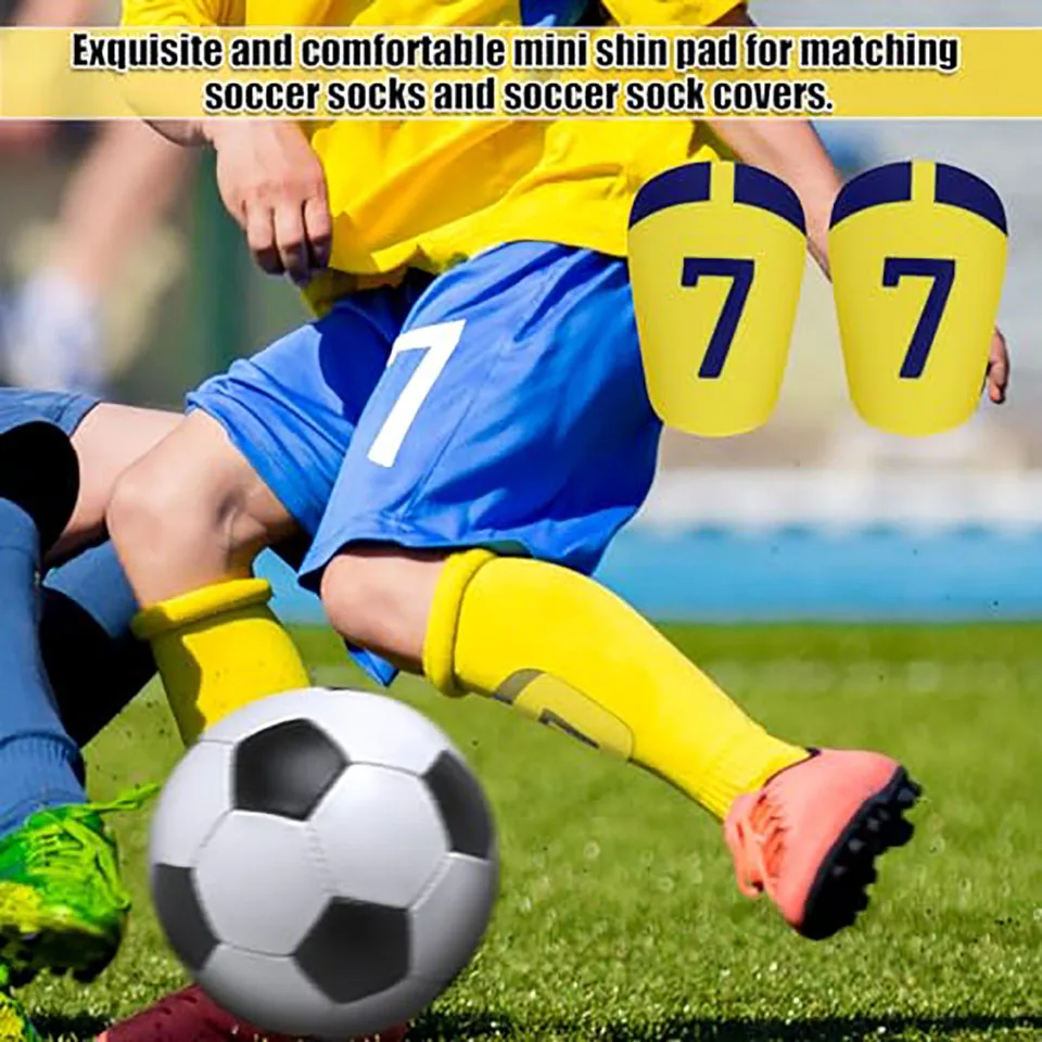 Loogdeel 1 Paar Mini Voetbal Been Beschermende Boord Volwassen Anti Slip Sport Anticollision Jongens Voetbal Scheenbeschermer Legging Ondersteuning Guard