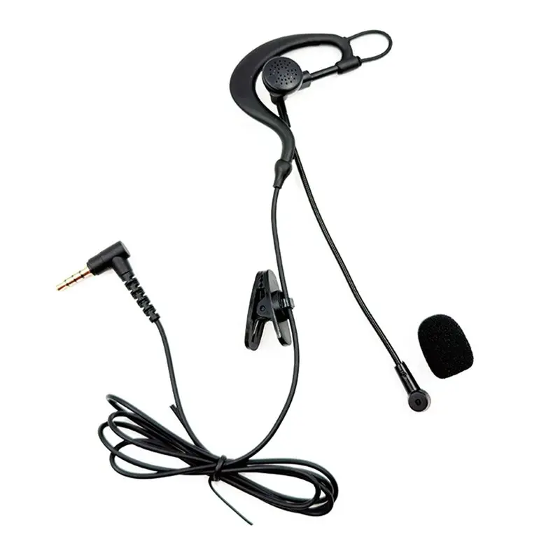 B50B-Football Referee Intercom Headset Judger Arbitration Earphone Earpiece Bicycle Conference For V6 V4