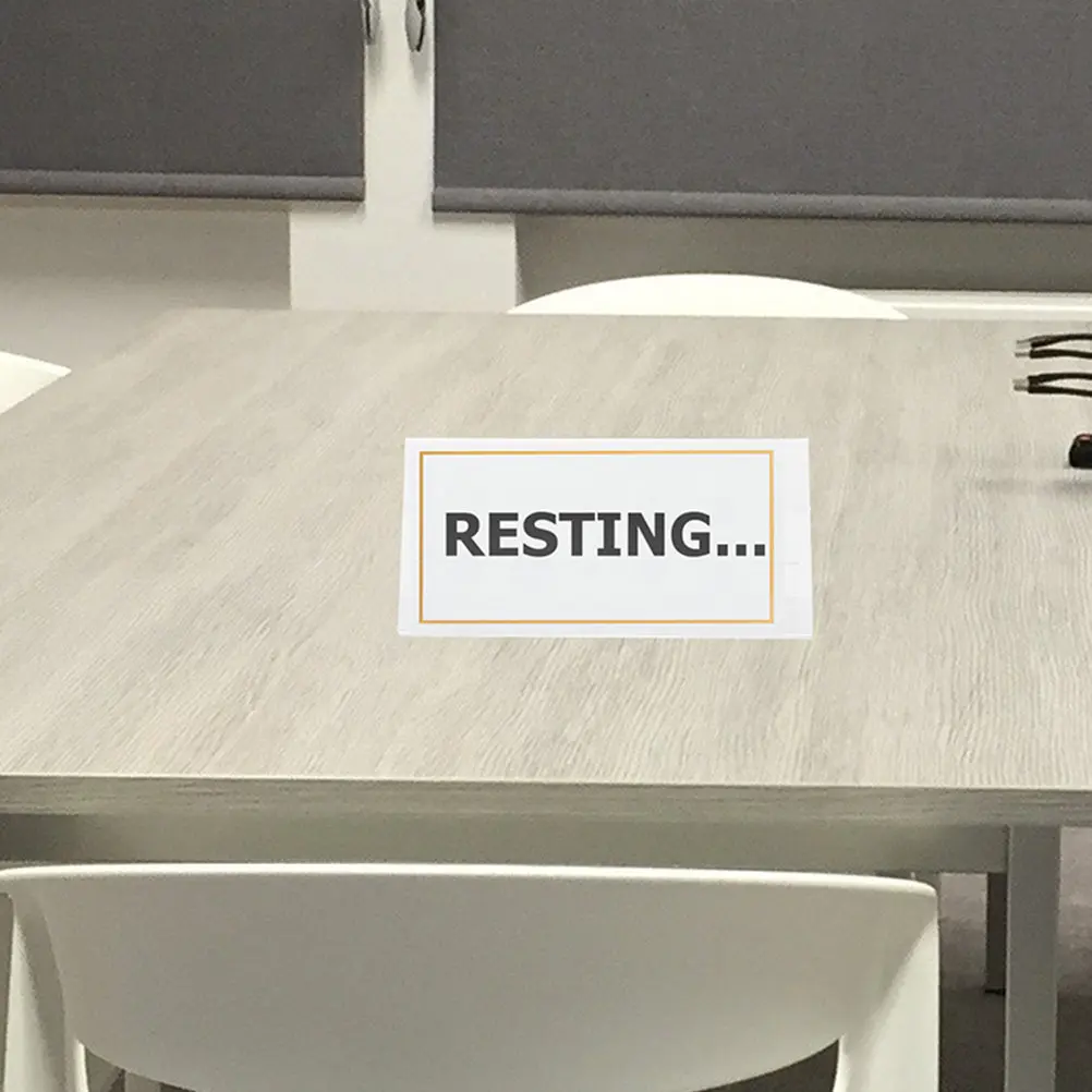 5Pcs Clear Acrylic Seat Cards Table Number Holders Wedding Place Cards Desktop Name Display Sign Reusable Rounded Edge Acrylic