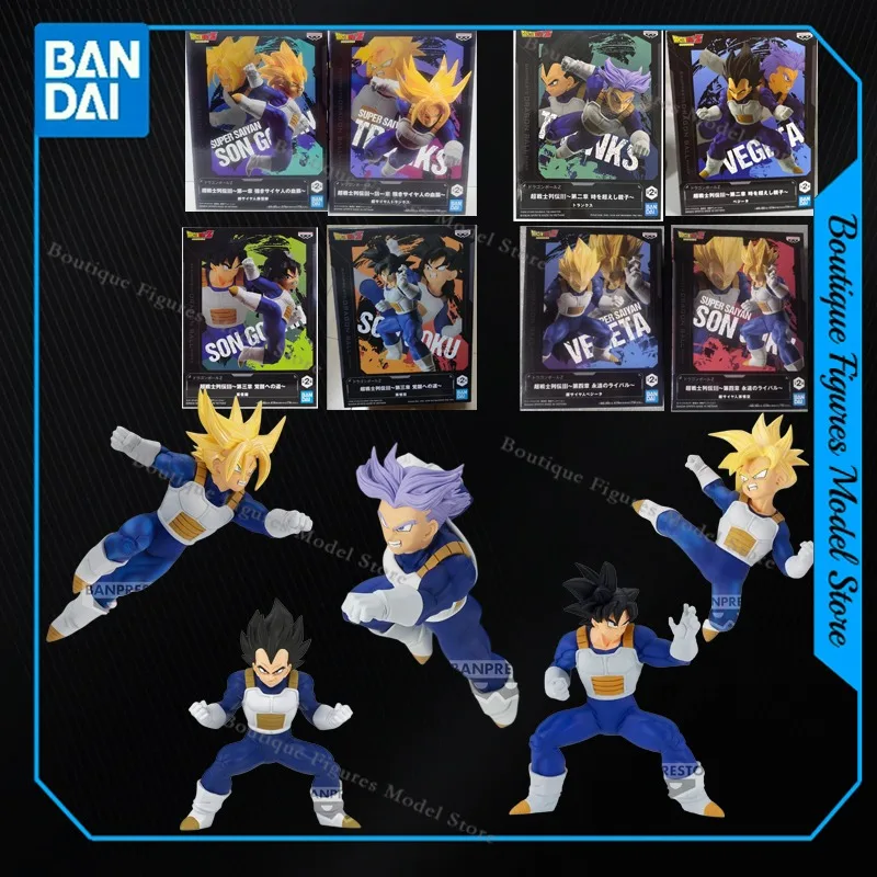 

Оригинальные фигурки Bandai BANPRESTO DRAGON BALL SERIES SON GOKU VEGETA, коллекционные модели, подарок, игрушки для детей, хобби