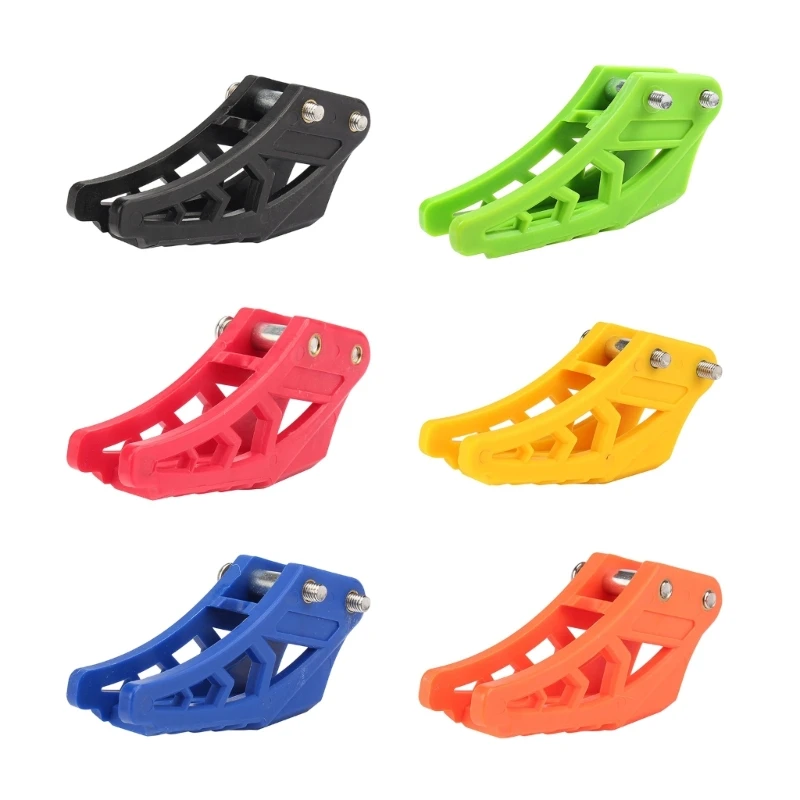 Electric Dirt Bike Chain Guide Guard with Curved Channel, Two-Bolt Mount Part for Chain Area Garage Service and Repair