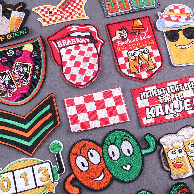 

Carnival Embroidered Patch On Clothes Kruikenstad Iron On Patches For Clothing Stickers Badge Applique For Netherland patch