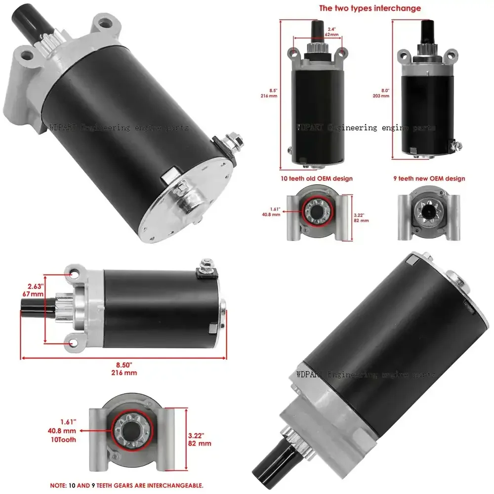 

Starter for Kohler 32-098-01-S 32-098-04-S 32-098-03-S 32-098-08-S SV710 SV715 SV720 SV725 SV730