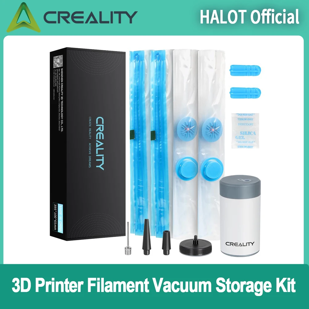 Creality 3D Printer Filament Vacuum Storage Kit  Refuse Moisture Vacuum Storage Filament Perfect for 3D Filament Storage Bag