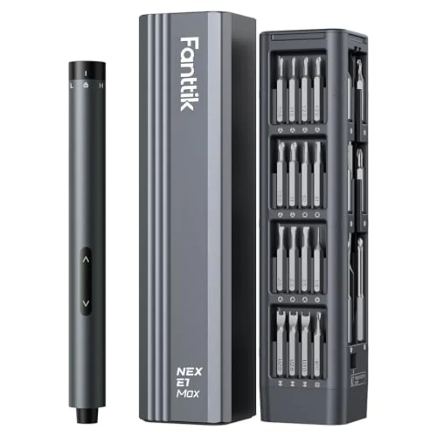 Electric Screwdriver Mini Precision Screwdriver Set 50 Magnetic Bits Magnetic Storage 5/32''Hex Repair Tool Kit for Electronics
