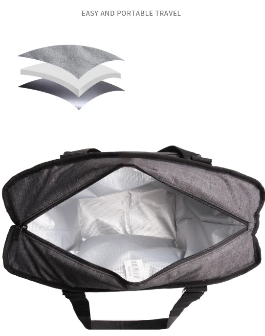 Insulation bag trolley insulation bag Thermos bag thermal bag aluminum foil cool-keeping ice bag outdoor picnic food refrigerat