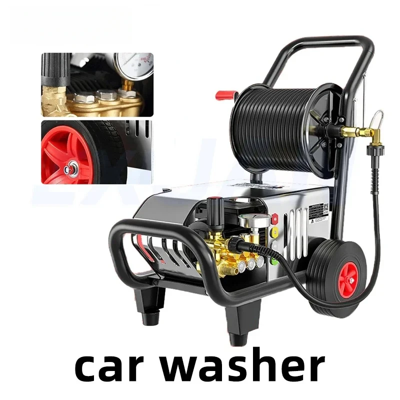 Industrial Car Washing Machine 220V Truck Washing Machine Household Farm Cleaning Car Washing High-pressure Pump Water Gun 2800W