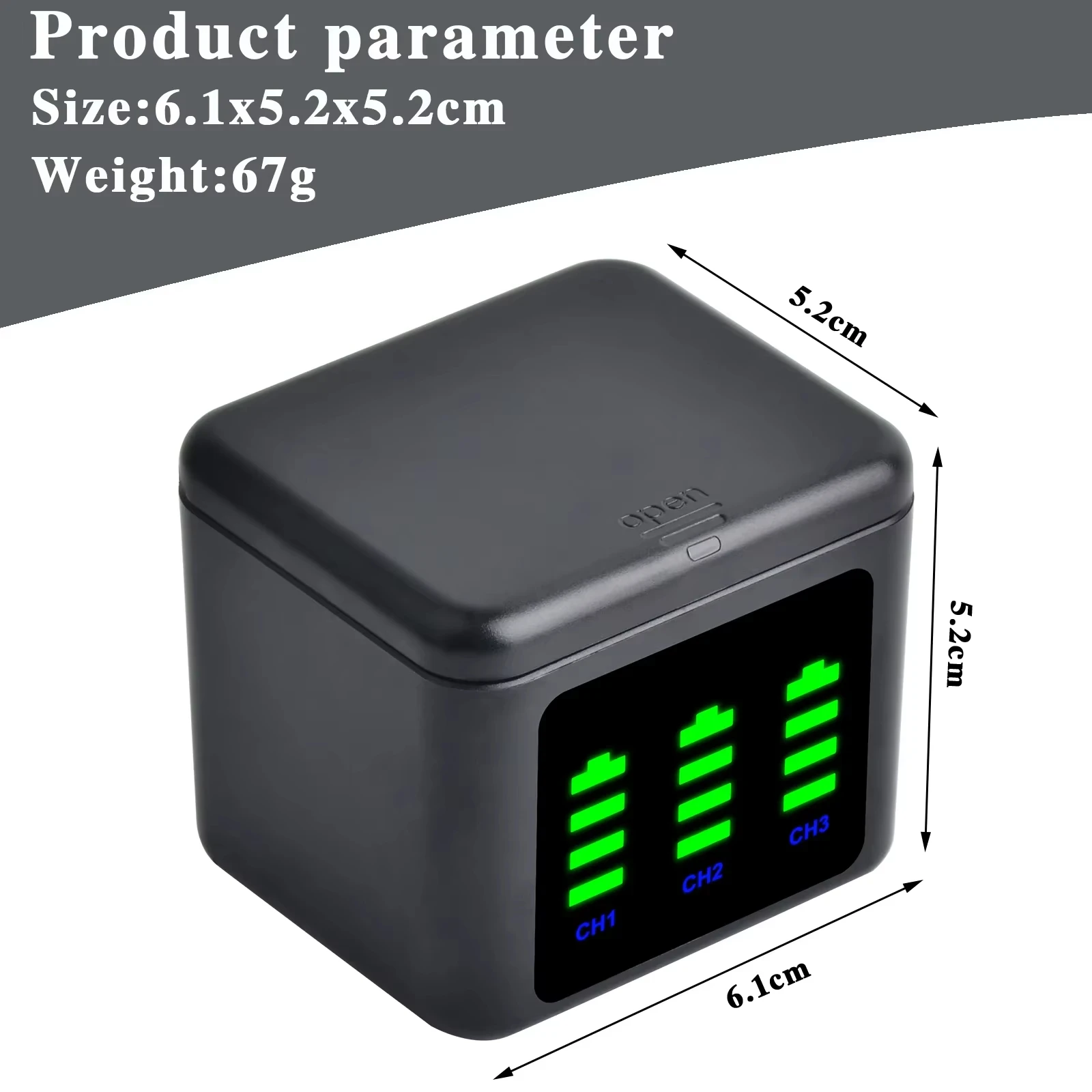 DB-110 LI-50B LI-90B Battery Charger For Ricoh GR III WG-6 and Olympus Tough TG-6 TG-5 TG-4 TG-3 TG-2 TG-1 Stylus X-Z2 iHS SP-10