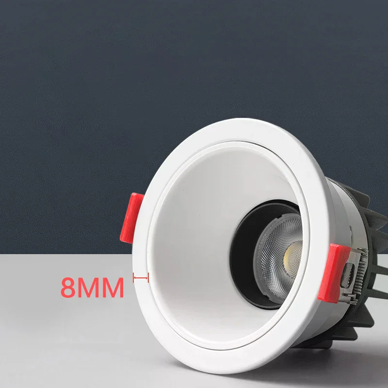 

Recessed Aluminum COB LED Downlights 7W 10W 12W LED Ceiling Lamp LED Spot Lights Background Lamp Indoor Lighting 110V/220V
