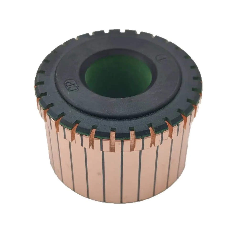 28 Segment Commutator for Armature in DC Motors Dimensioned Metal Component for Consistent Commutation Performance