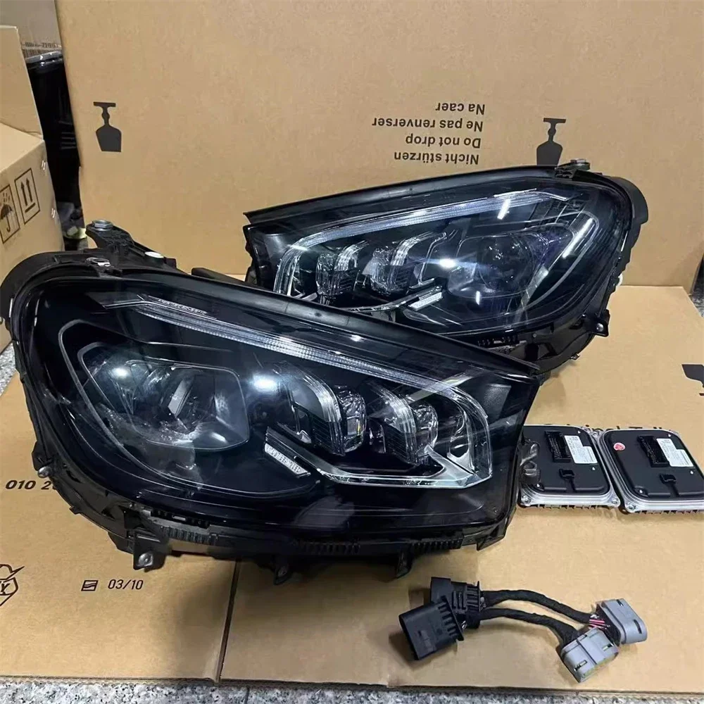 Car led front lamp Headlight assembly For 20-24 Mercedes-Benz GLS W167 daytime running light DRL turn signal 2pcs