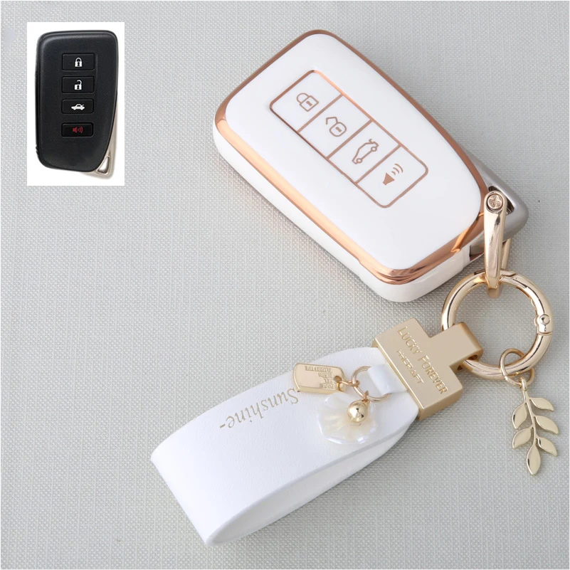 TPU Car Key Case Cover for Lexus RX350 NX300 Es300h Rx450h GS300 GX470 IS250 ES350 LX570 GX460 Nx300h Is300h Shell Fob Holder