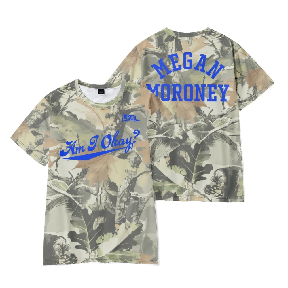 Megan Moroney Am I Okay T-shirt Summer Unisex 2026 3D Print Short-sleeved Casual Design Tee